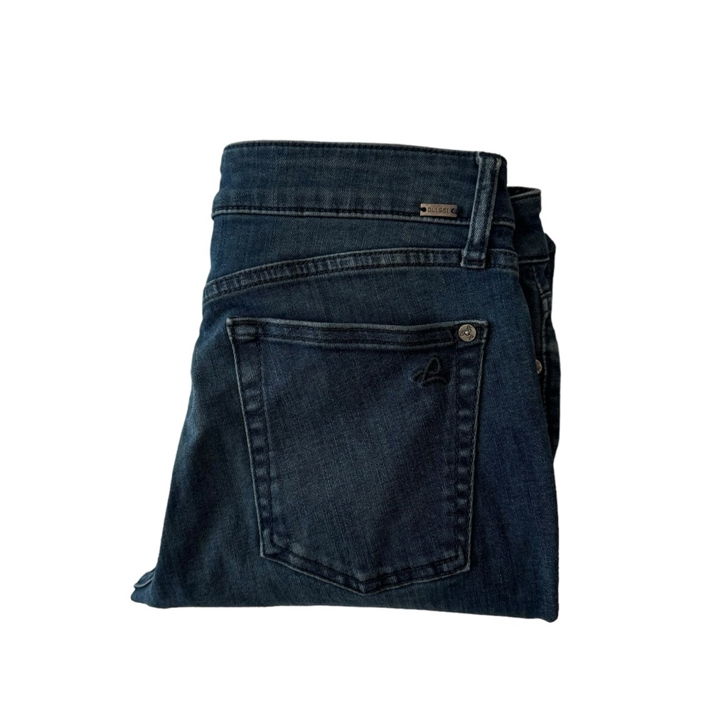DL1961 Mid Rise Stretch DLX Hybrid Florence Skinny Jeans in Tornado Wash